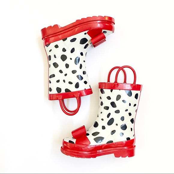 dalmatian rain boots